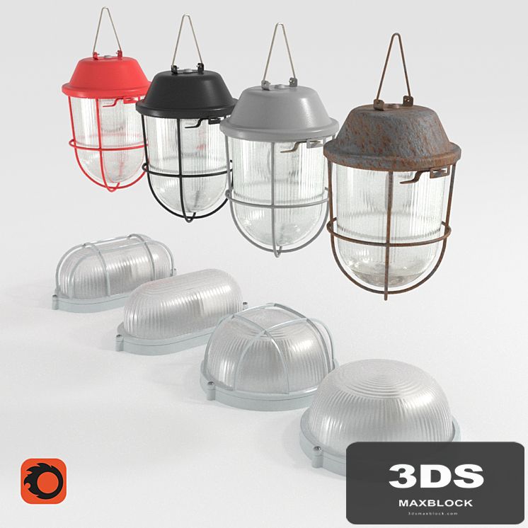 Set of housing and communal services lamps