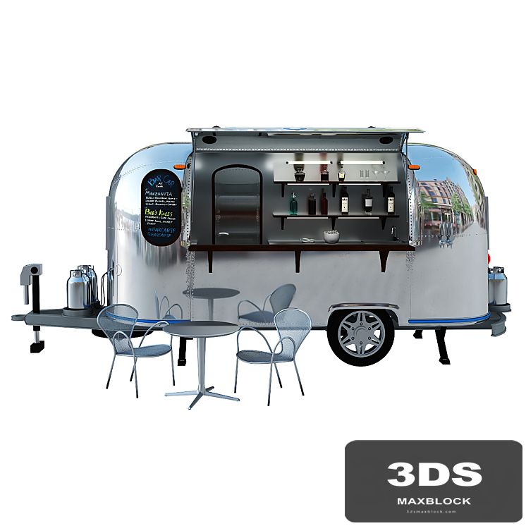 Trailer Bar Car Airstream 1965