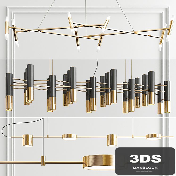 Counterpoint Diamant Ike Chandelier - 3 type