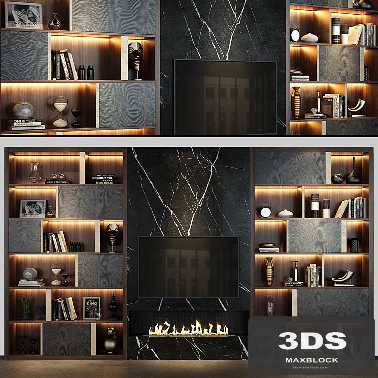 TV Wall set 72