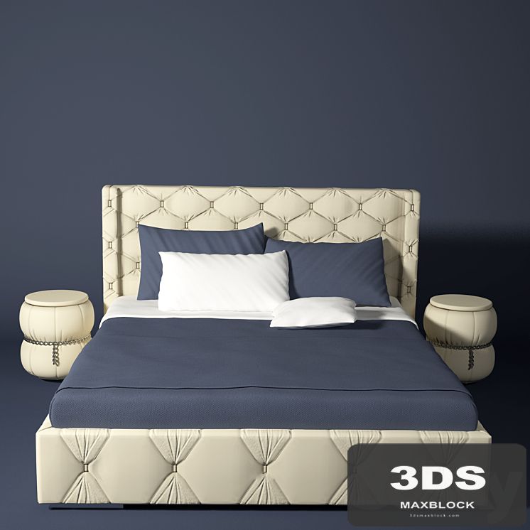 Bed and bedside tables Target point Capri