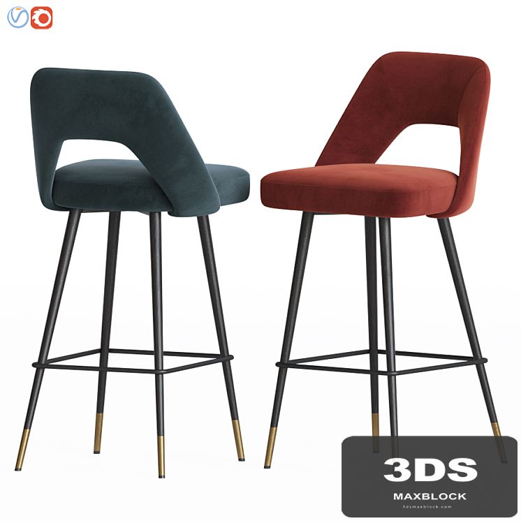 Avorio Bar Stool Eichholtz