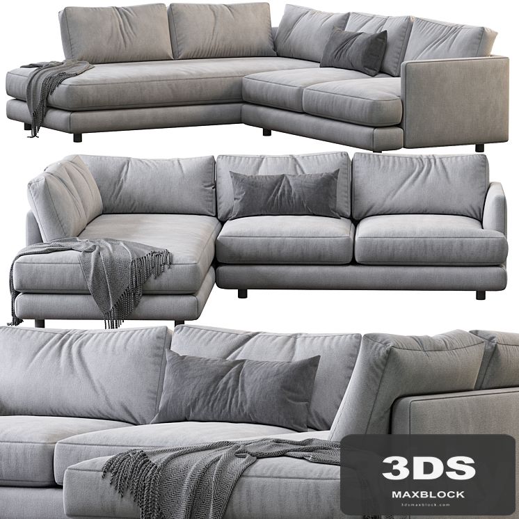 Haven 2-Piece Terminal Chaise Sectiona