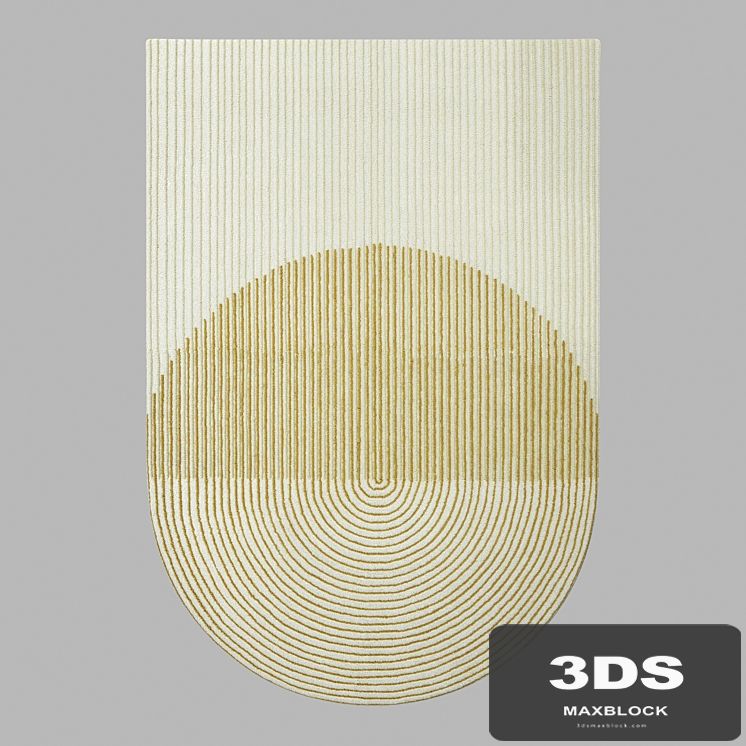 Gan Ply Yellow Rug
