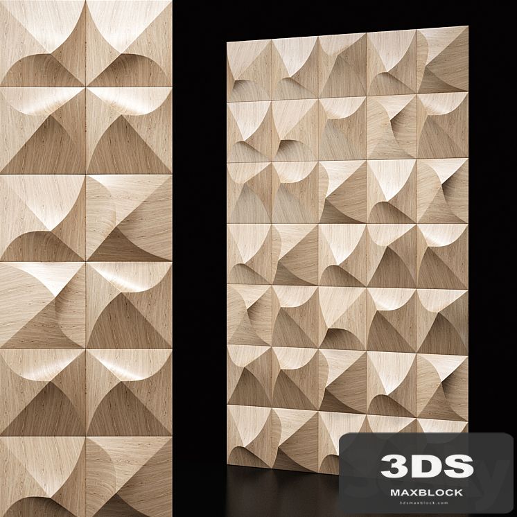 Wooden mosaic