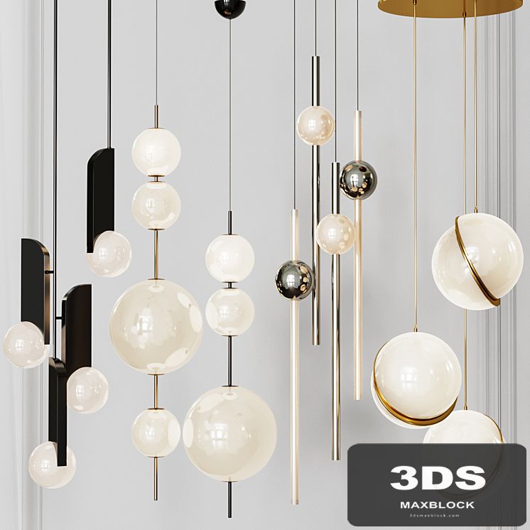 Four Pendant Lights amazing set vol. 26