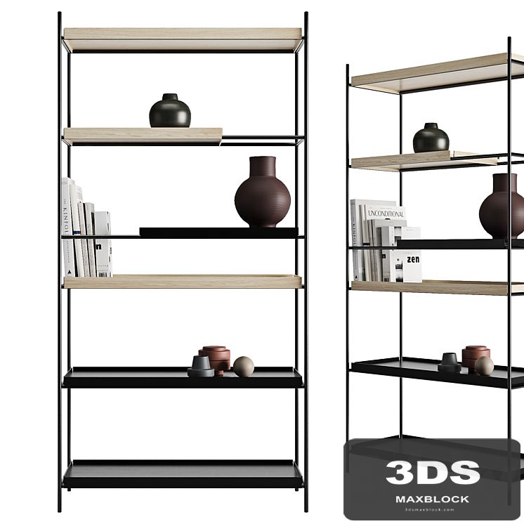 High tray shelf