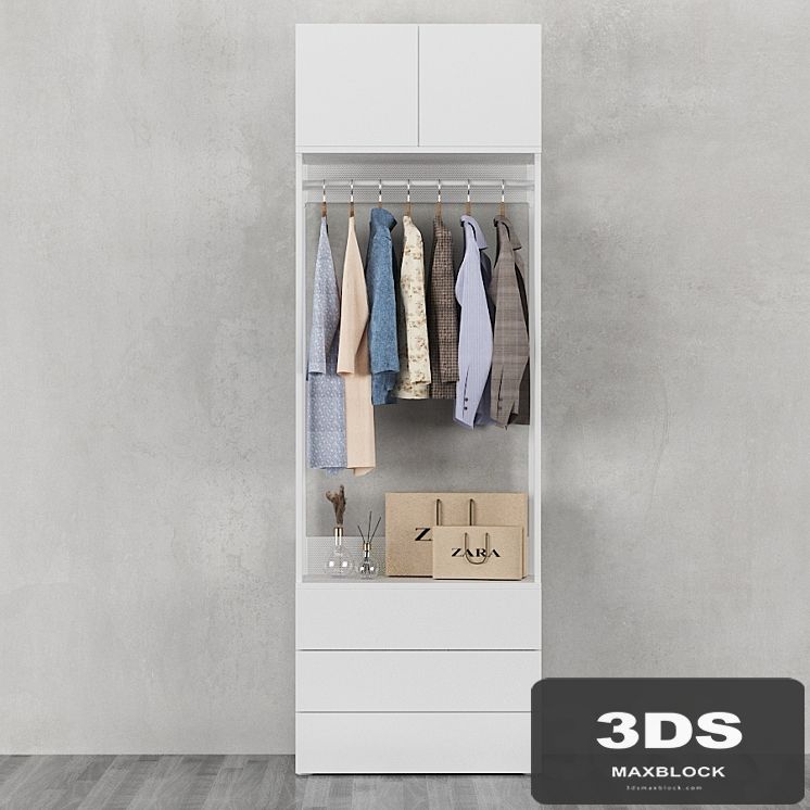 Ikea | Ophus Wardrobe 2-Door and 3 Drawers