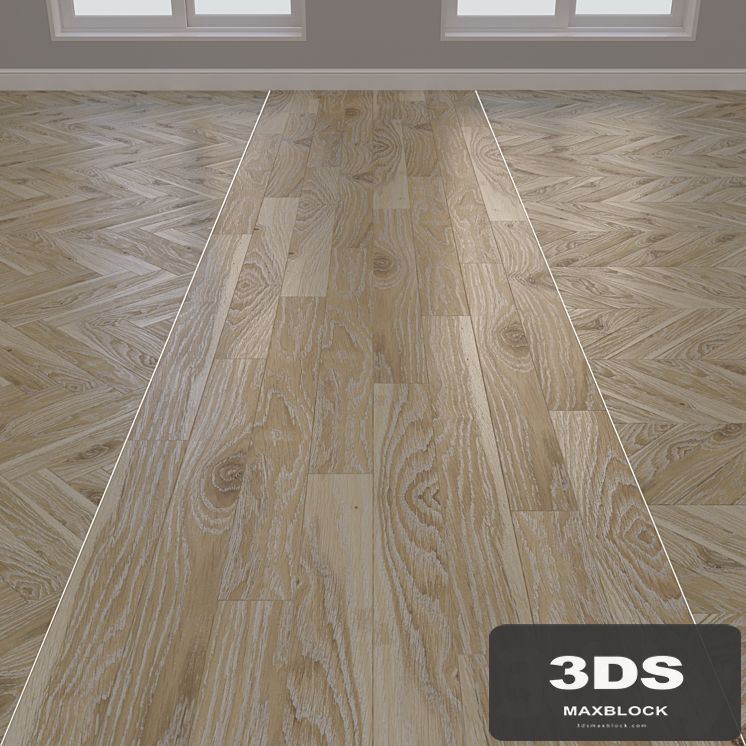 Parquet board Kraft Oak layout Christmas tree, chevron and linear 9