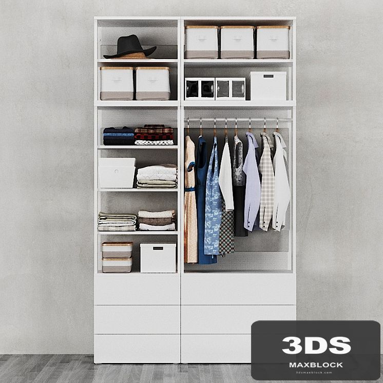 IKEA | OPHUS Wardrobe with 6 drawers