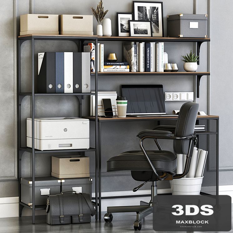 IKEA FJALLBO loft office workplace