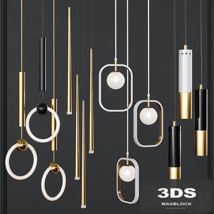 Pendant lights set 026