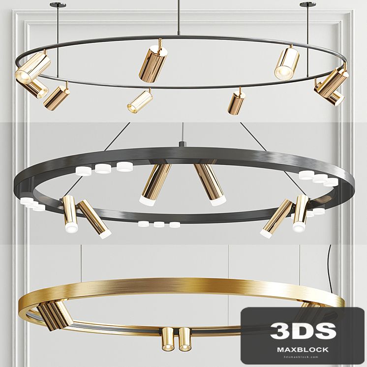 Brand Odeon Superloop Chandelier - 3 type