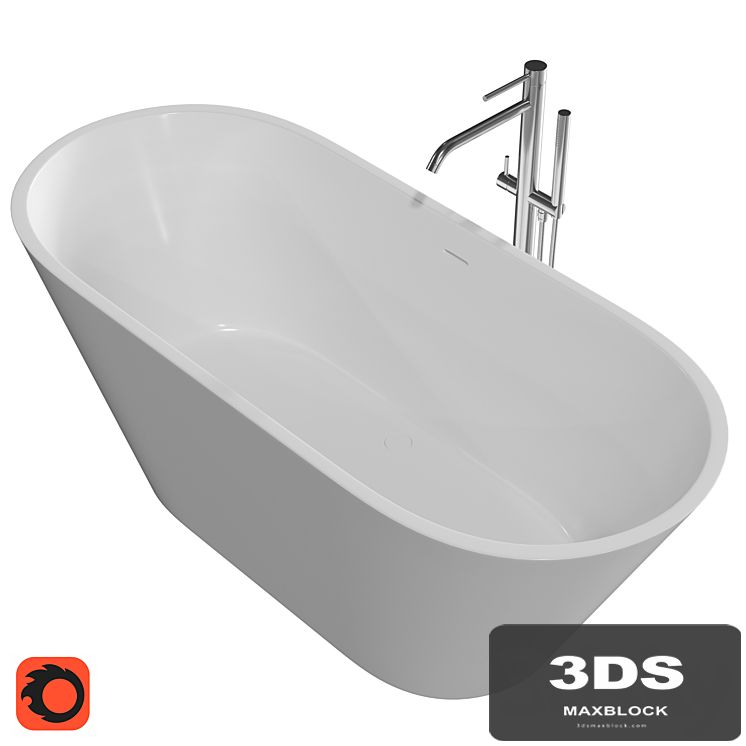 PAA Deco nudo bathtub