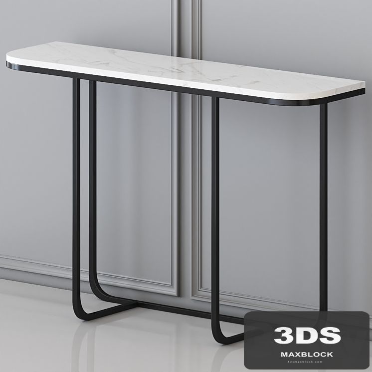 Manor Park black - console table