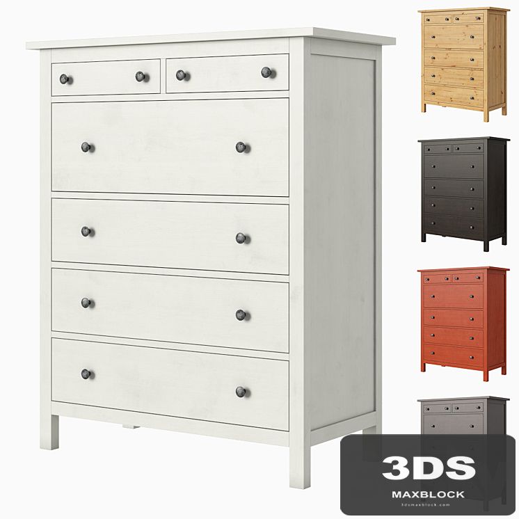 IKEA HEMNES 6-drawer chest