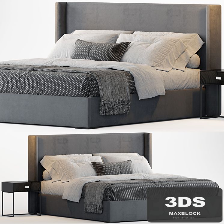 RH Lawson Shelter Nontufted Fabric Bed