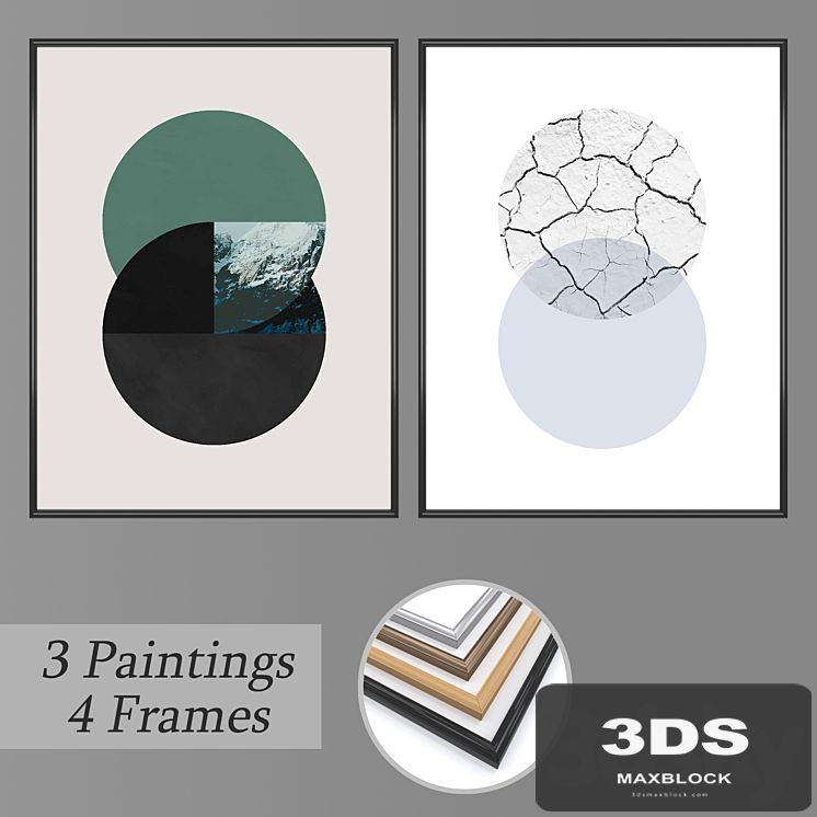 Set of wall paintings No 1024