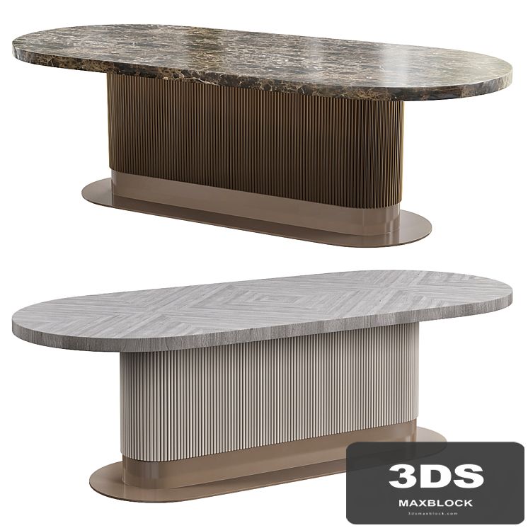 CPRN Homood COCOON OVAL DINING TABLE