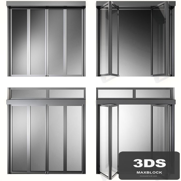 Folding Metal Automatic Doors
