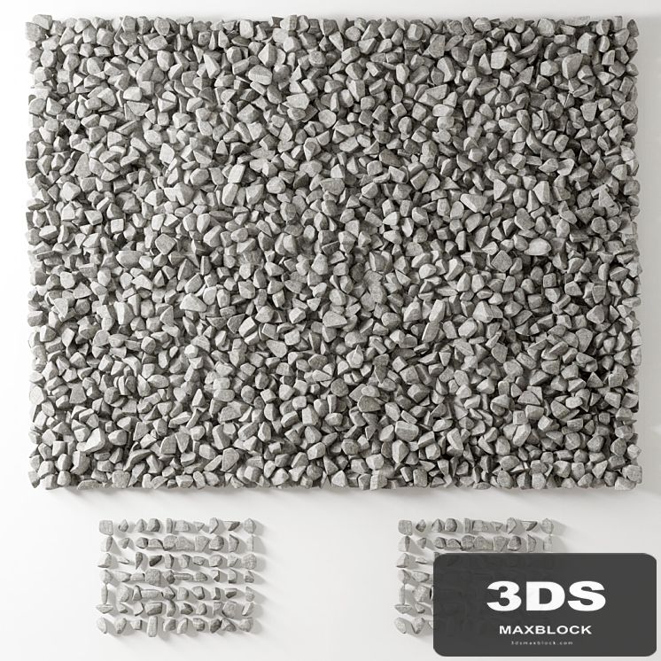 Gravel splinter decor Big kit n2 / gravel chip for decor