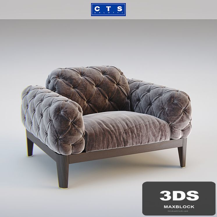 CTS Salotti armchair ELLIOT Poltrona.