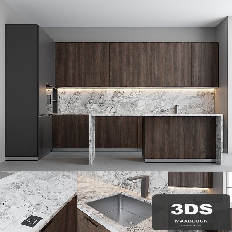 Porto gray kitchen