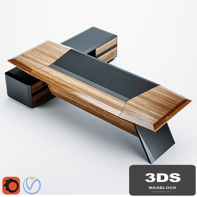Boss's Cabin Aulenti Executive Desk