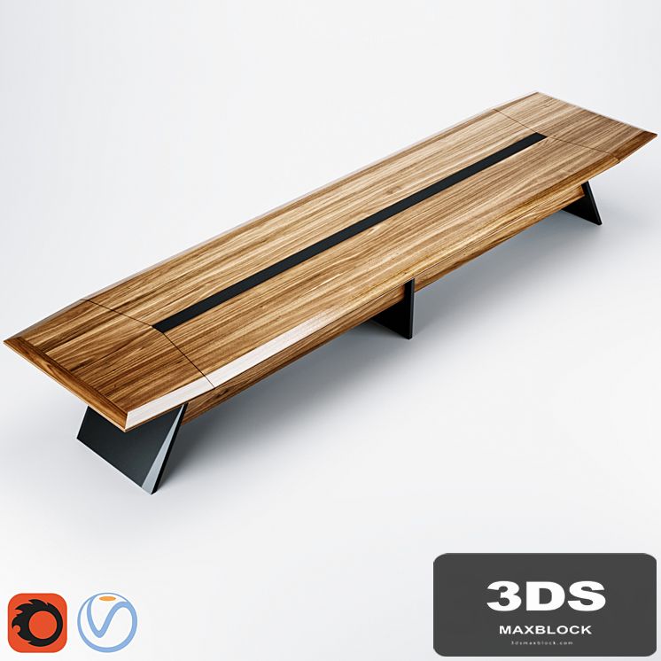 Boss's Cabin Aulenti Meeting Table