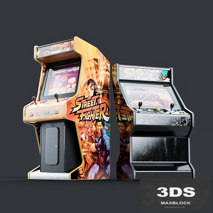 Arcade machines StreetFighter and MetalSlug