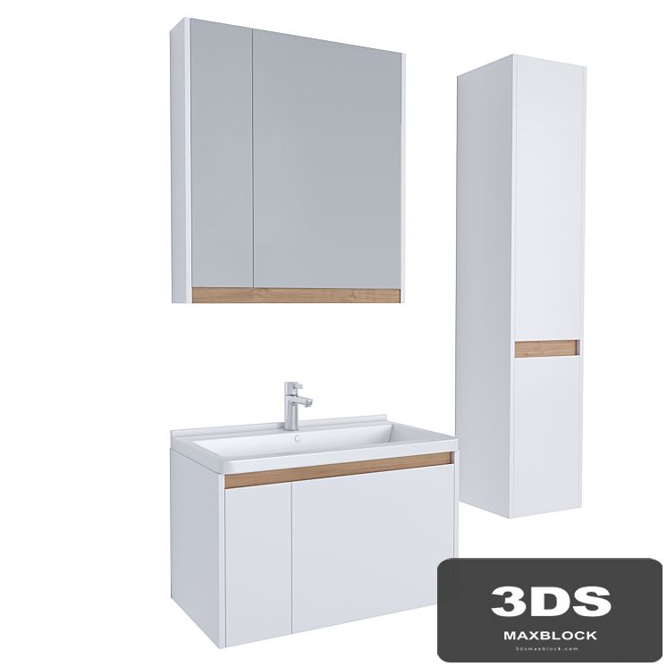 Bathroom furniture STWORKI Stockholm 80