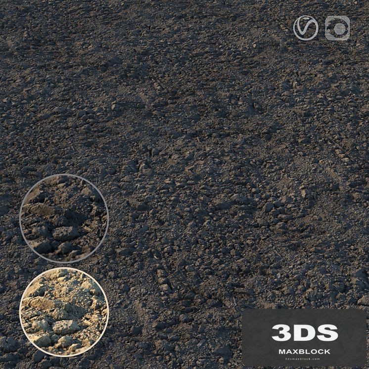 Loosened ground material 02