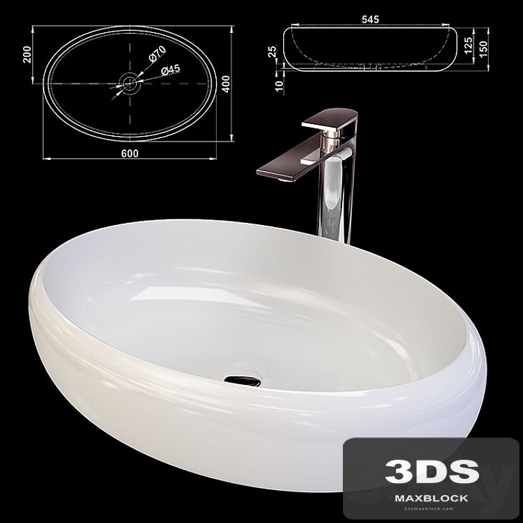 Sink consignment note Melana MLN-A252