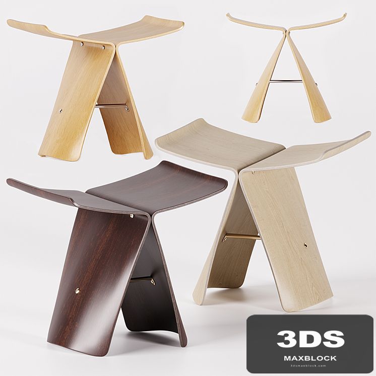 Vitra Butterfly stool.
