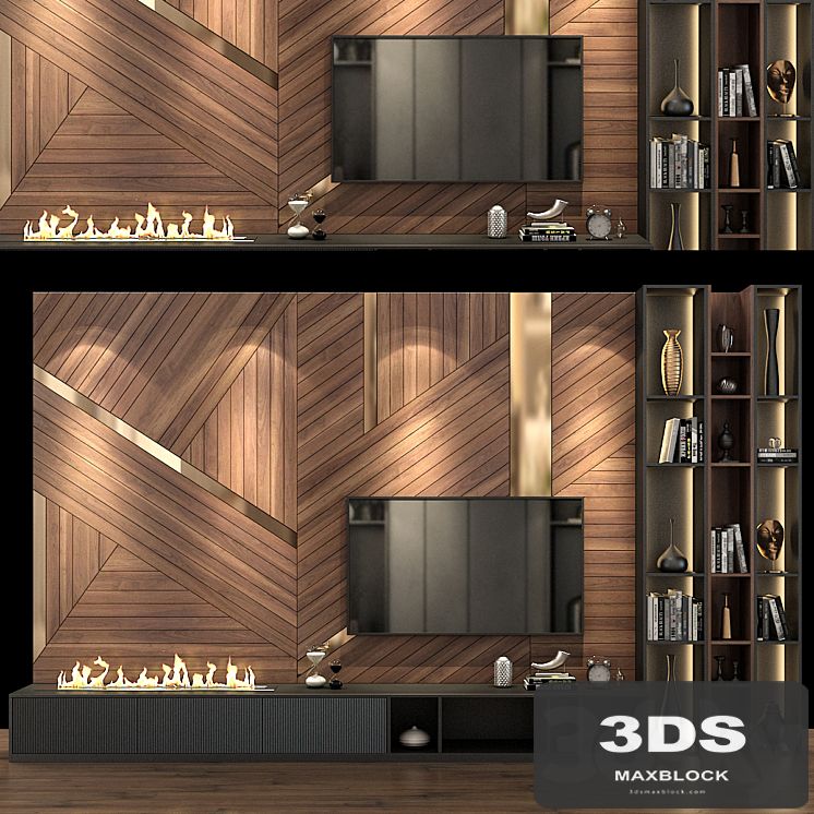 TV Wall set 78