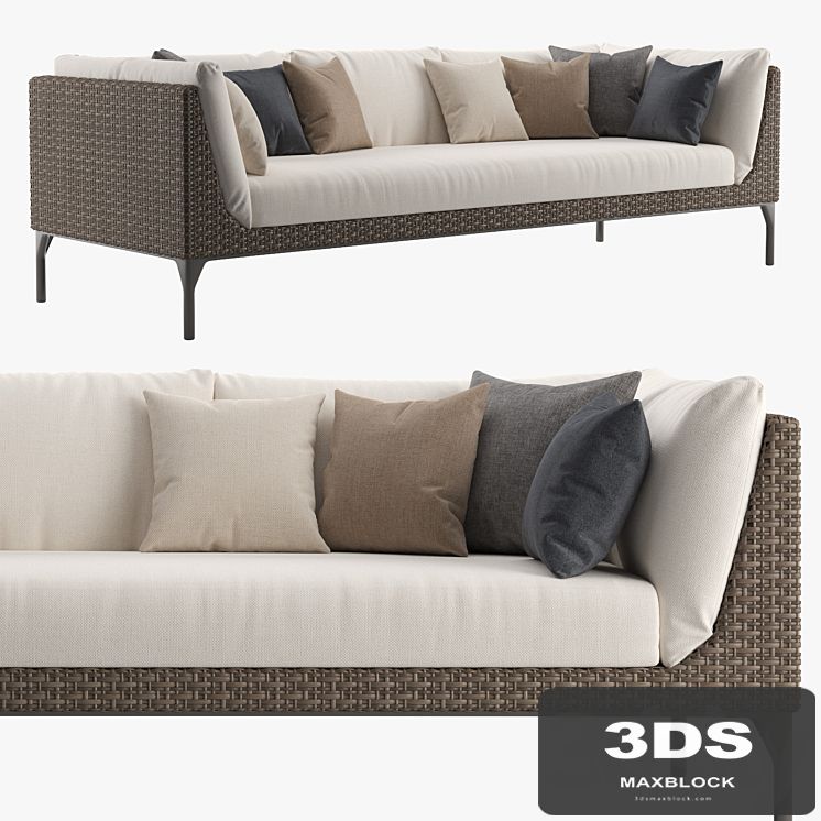 Dedon "MU 4-seater" sofa outdoor