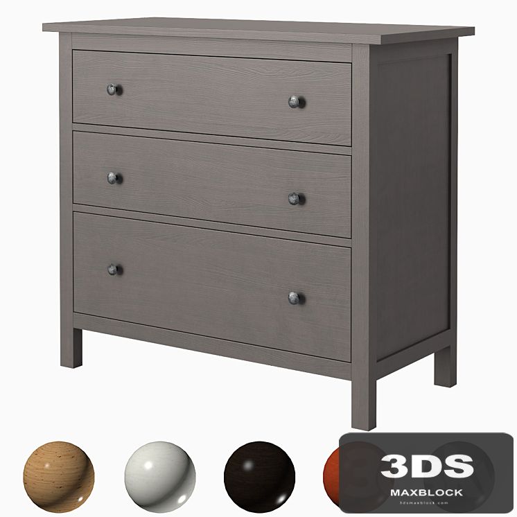 IKEA HEMNES 3-drawer chest