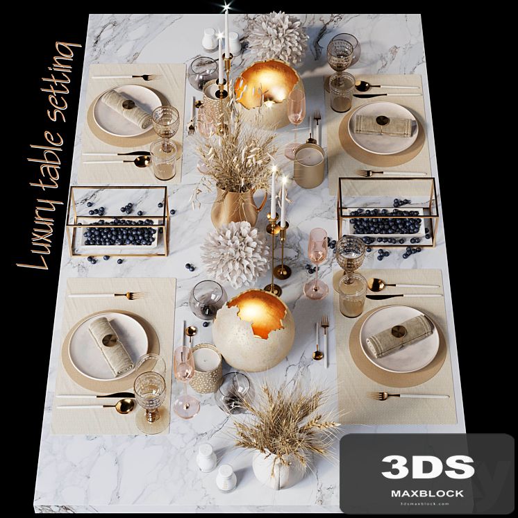Luxury table setting W