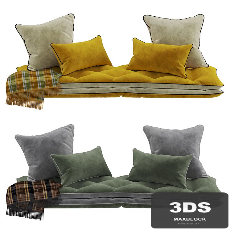 Seat pillow set 10