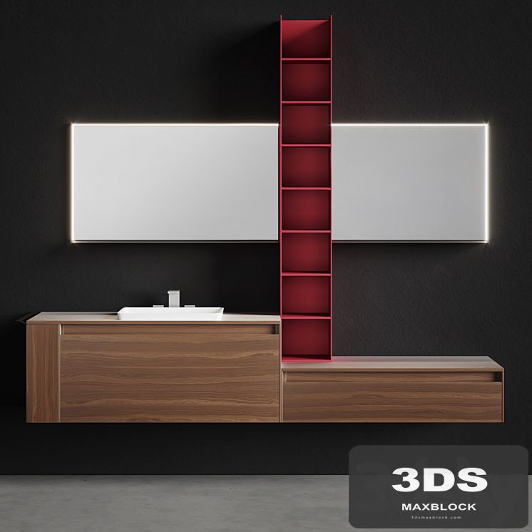 Arblu 5.ZERO Vanity unit with drawers