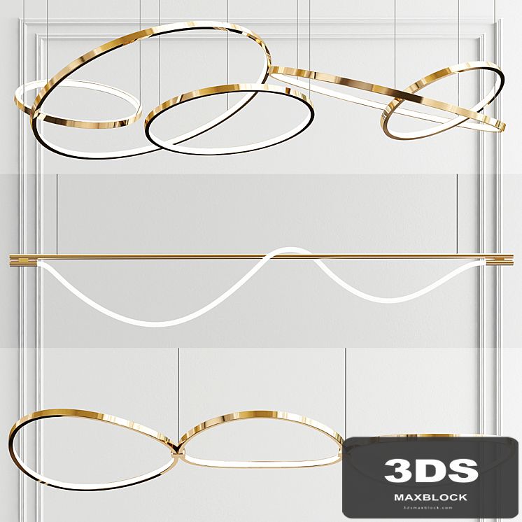 Lohja Surrey Infinity Chandelier - 3 type