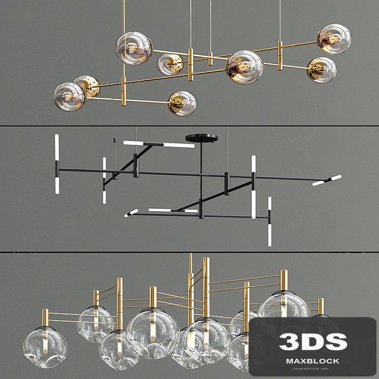 Altona Temper Gap Chandeliers Collection