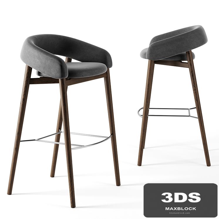 DINO BAR STOOL BY THOMAS E. ALKEN
