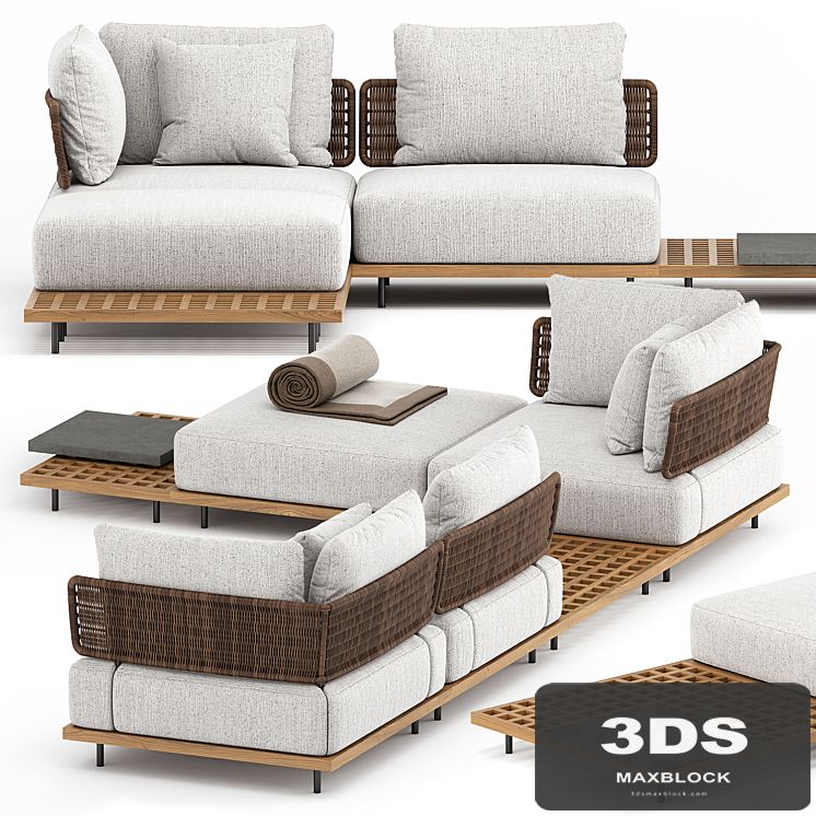 QUADRADO OUTDOOR SOFA by Minotti