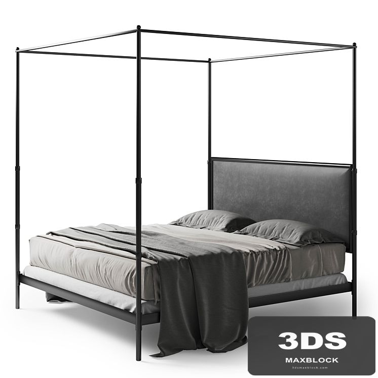 Restoration Hardware French iron bed V1