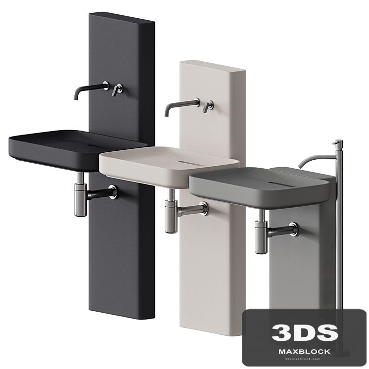 Agape Petra Pedestal Washbasin