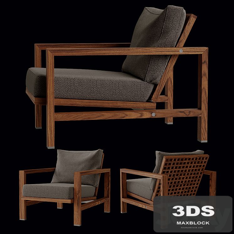 Minotti quadrado armchair