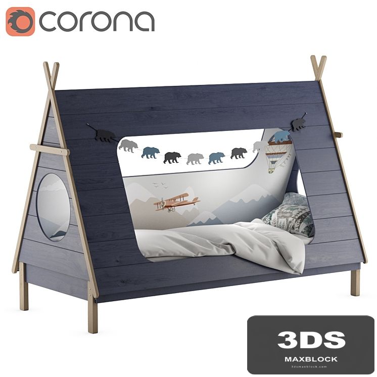 Bln Kids Tipi | Bed - hut