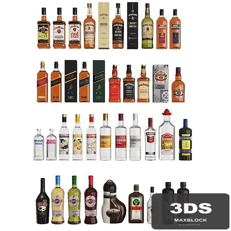 Alcohol bar set