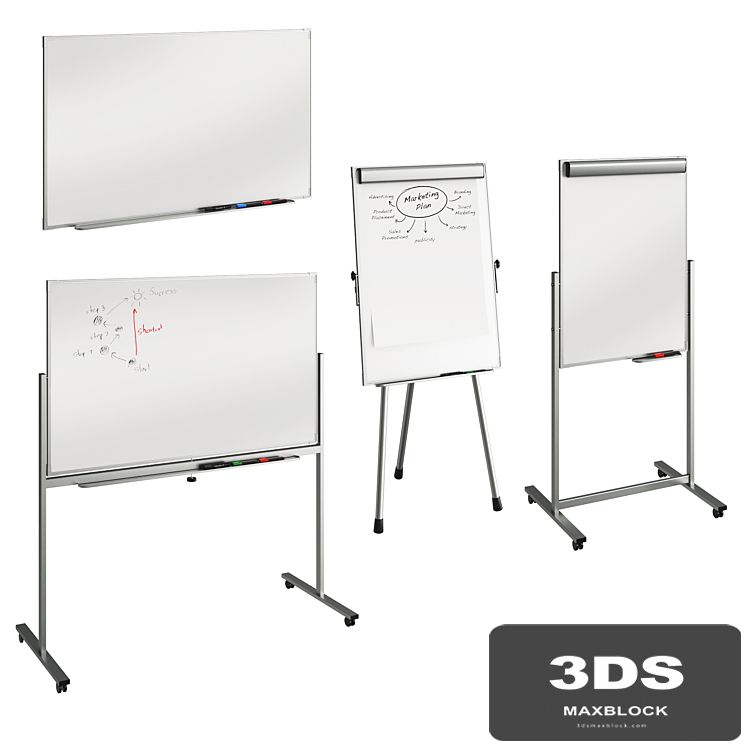 Flipcharts and board